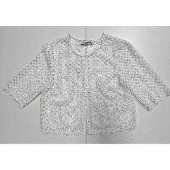 Blouse Signature by Robbie Bee Size 6 White - Picture 1 of 3